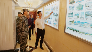 加強軍企交流對接,助推軍民融合發展——南(nán)部戰區某預備團團長一(yī)行到廣晟通信技術走訪調研