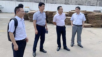 董事長邱文豐參觀考察聯運環境有限公司